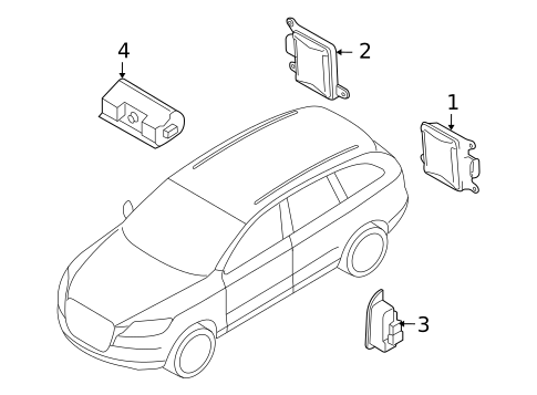 Electrical Components for 2009 Audi Q5 #1