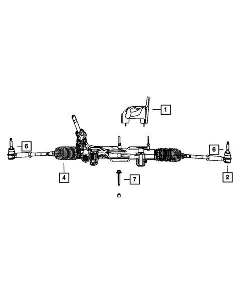 Steering Gear for 2009 Jeep Patriot #0