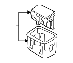 61316911737 - Steering: Switch Assembly for BMW: 745i, 745Li, 750i, 750Li, 760i, 760Li, Alpina B7 Image