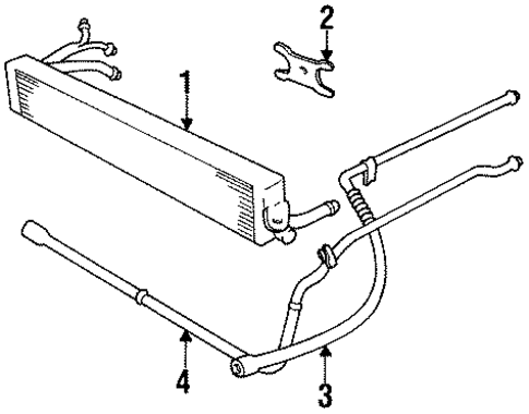 Oil Cooler for 1994 Jaguar XJ12 #0