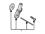 3Q0959248 - Body: Seat Motor for Audi Image