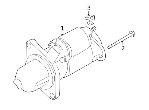 Starter for 2018 Subaru BRZ #1