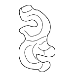 25216PR3000 - : Lower Hose Bracket for Honda: Civic, Prelude Image