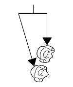 25216P72003 - : Cooler Assembly Clip for Honda: Civic Image