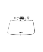 68566888AC - Glass: Windshield for Mopar Image