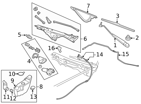 Wipers for 2003 Mercury Marauder #0