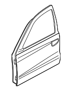 55256361AC - Body: Door Shell for Dodge: Dakota, Durango Image