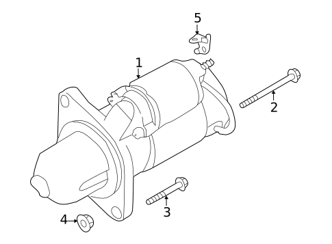 Starter for 2021 Subaru Impreza #0