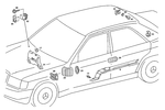 1248200090 - Electrical System: Trim Ring for Mercedes-Benz Image