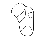 74134SH0A01 - Body: Release Cable Grommet for Honda: Accord, Civic, Civic del Sol, CR-V, Insight, Odyssey, Pilot, Prelude, Ridgeline, S2000 Image