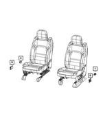 68594064AA - : Lumbar Control Switch for Mopar Image