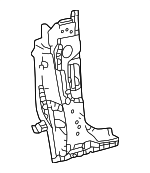 6110860130 - Body: Lower Pillar Reinforced for Toyota Image