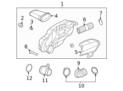 Air Intake for 2008 Porsche Cayman #0