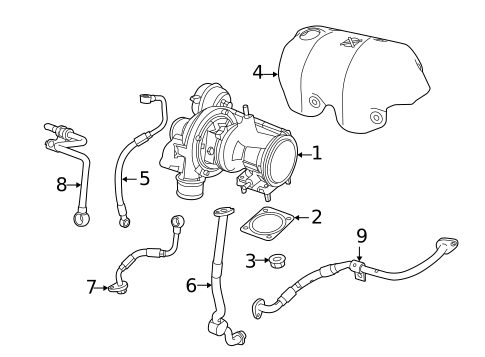 Turbocharger & Components for 2013 Dodge Dart #0