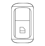 20490581029107 - Body: Door Window Switch for Mercedes-Benz Image