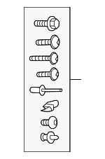83A098615 - : Hardware Kit for Audi Image