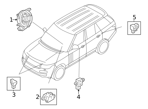 Air Bag Components for 2022 Land Rover Range Rover #1