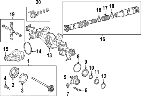 Axle & Differential for 2023 Toyota Tundra #0