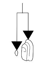 74884SL0A11ZB - : 1995-2005 Acura NSX - Knob Assembly, Rear Hatch *YR167L* (Light Tan) for Acura: NSX Image