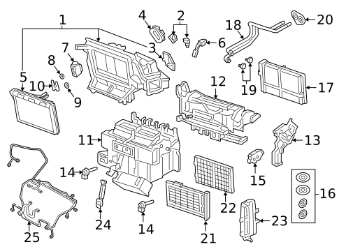 HVAC Case for 2023 Audi SQ5 Sportback #1