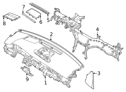 Instrument Panel for 2024 Genesis GV70 #0