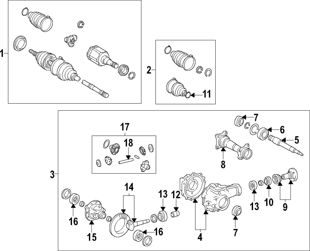 2022-2025 Toyota 2022-2024 Toyota - Axle Assembly 43420