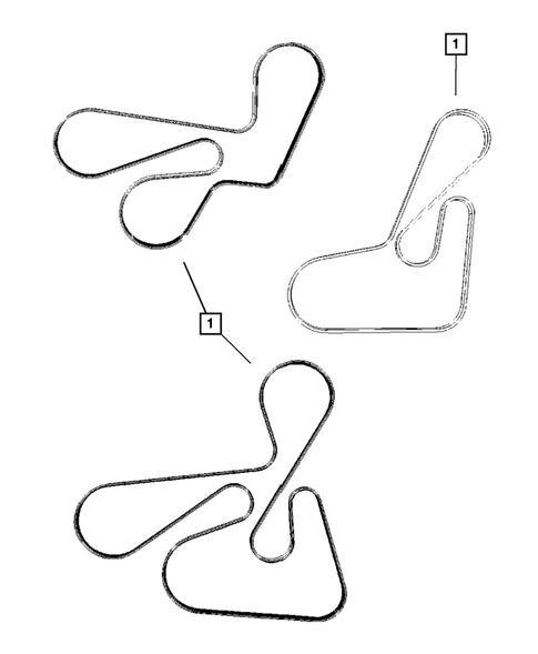 Drive Belts for 2007 Jeep Patriot #0