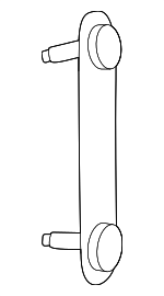 68340530AA - Body: Retainer Plate for Jeep: Gladiator, Wrangler Image