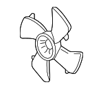 38611RCAA01 - Cooling System: Fan Blade for Honda: Accord, Fit Image
