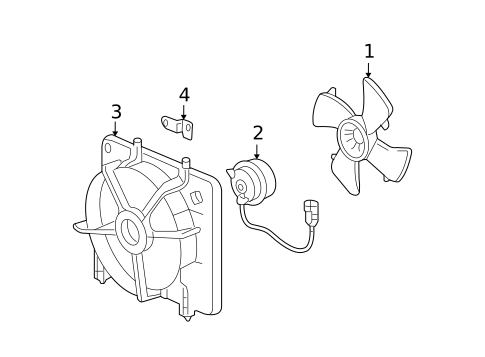 Cooling Fan for 2008 Honda Fit #0