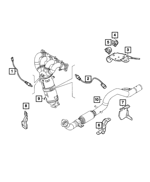 Sensors for 2018 Fiat 500X #1