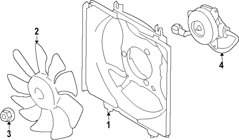 Condenser Fan for 2025 Subaru Forester #0