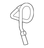 85112352 - Body: Lift-gate Washer Hose for GM Image