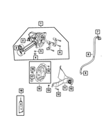 5066054AB - Front Axle; Dana 186 MM; Differential and Drive Line: Drain Plug for Mopar Image