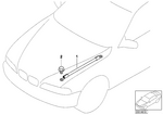 65311437881 - Audio, Navigation, Electronic Systems: Earth Strap for Engine Hood for BMW Image
