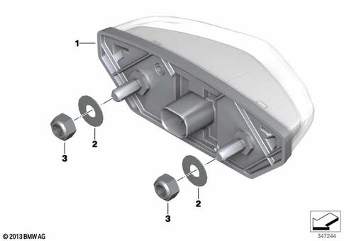 Taillights for 2010 BMW-Motorrad G 450 X #1