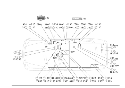 Cable Harness Automobile Telephone for 2009 Mercedes-Benz CLK550 #0