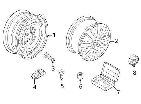 Wheels for 2003 Volkswagen Jetta #18