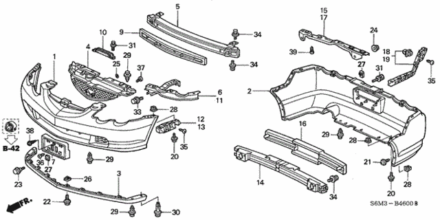 Bumpers for 2004 Acura RSX #0
