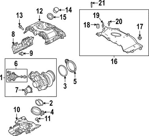 Turbocharger & Components for 2022 Land Rover Range Rover #0