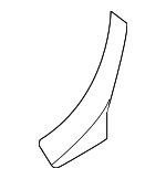 5G3821713A - Body: Stone Guard for Volkswagen: Golf, GTI Image