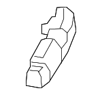 525620R030 - Body: Upper Retainer for Toyota: RAV4 Image