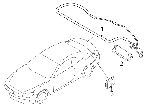 Antenna & Radio for 2014 BMW M6 #0
