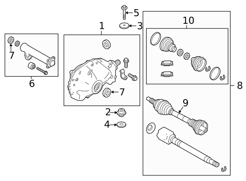 Carrier & Front Axles for 2022 Land Rover Range Rover Sport #0