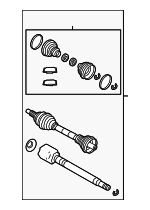 LR064634 - Suspension: Axle for Land-Rover Image