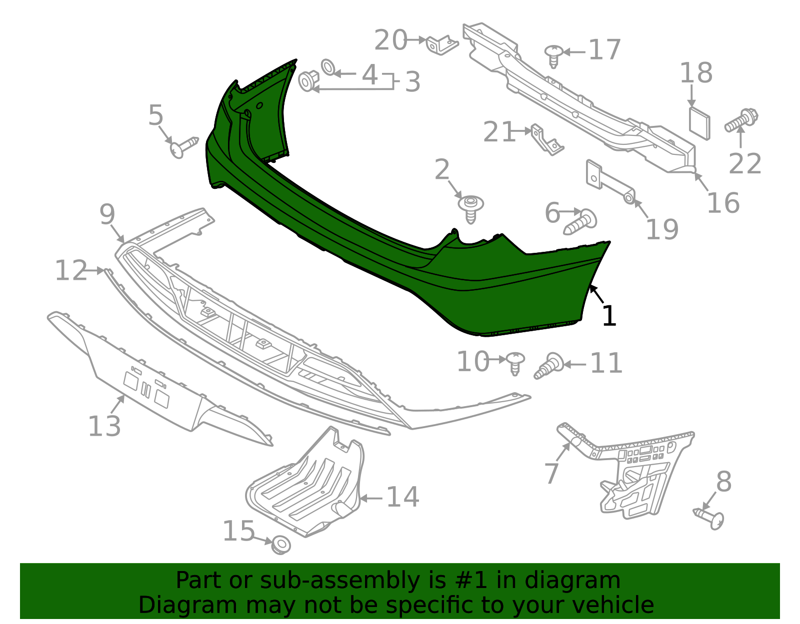ころろんです！ 2020-2022 Hyundai Sonata Bumper Cover 86611-L0000 | OEM