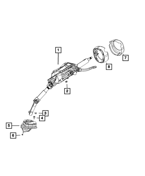 Steering Column and Intermediate Shaft for 2019 Chrysler Pacifica #0