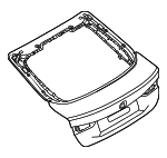 41007487540 - Body: Lift Gate for BMW: 430i Gran Coupe, 430i xDrive Gran Coupe, i4, M440i Gran Coupe, M440i xDrive Gran Coupe Image