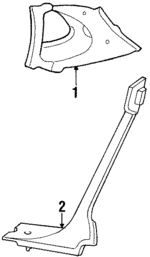 F6DZ5452018ADQ - Body: Upper Quarter Trim for FORD Image