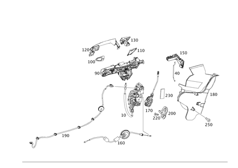 Locking System for 2015 Mercedes-Benz SLS AMG #0
